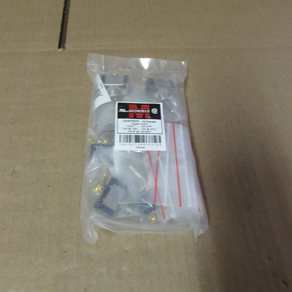10 QTY, MORRIS PRODUCTS, 70070, HEAVYDUTY TOGGLE SWITCH, NEW, MAKE OFFER!!
