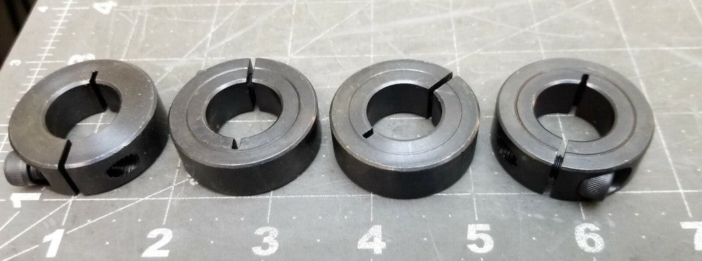 (4) ¾” ID X 1 ½” OD   Black Oxide Clamping Shaft Collar Climax 1C-075 [OFB11]