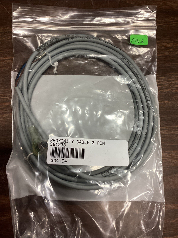 3 Pin Proximity Switch Cable 381233 (NEW) G97