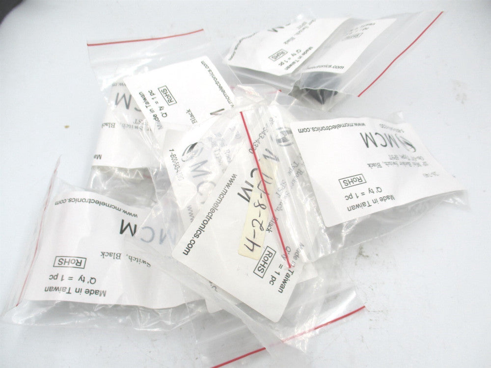 MCM (26-740) 5A 125VAC 1/2" x 3/4" Mount SPST Rocker Switches - Lot of 9 