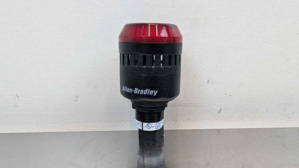Allen-Bradley 855PD-B24MEC1422 Panel Mount Alarm Ser A Red 24V AC/DC 73mA