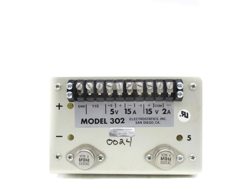 ELECTROSTATICS MODEL 302 NSNP