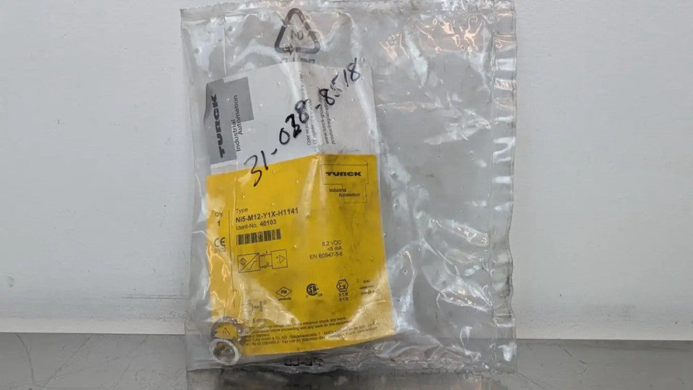 Turck Ni5-M12-Y1X-H1141 Proximity Sensor 40103 5mm 8.2VDC 5mA