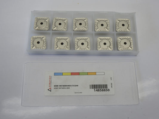10-pk Ceratizit SDKR 1907 AESN-M50 CTC5240 Inserts #14858850