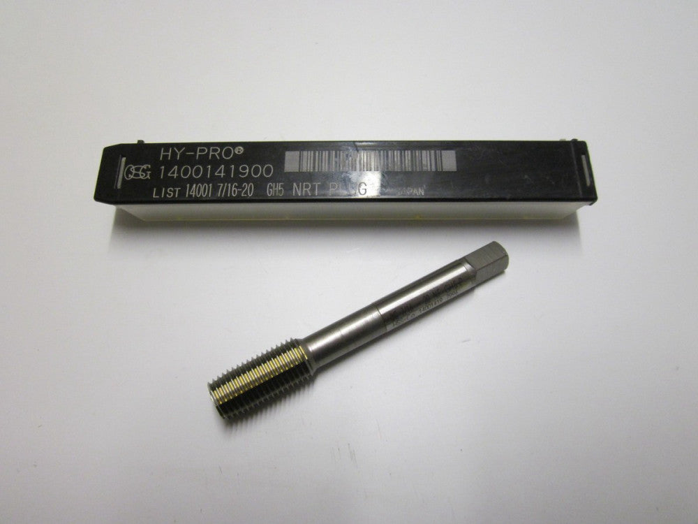NEW OSG Hy-Pro 1400141900 7/16-20 Thread Forming Plug Tap HSS Cobalt GH5-P