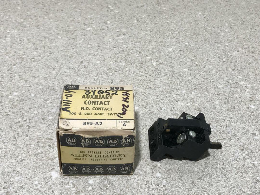 Allen Bradley 895-A2 Auxiliary Contact NEW