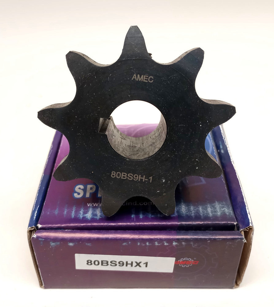 Amec 80BS9H-1 Hardened 1" Bore Sprocket 9 Teeth 80BS9HX1