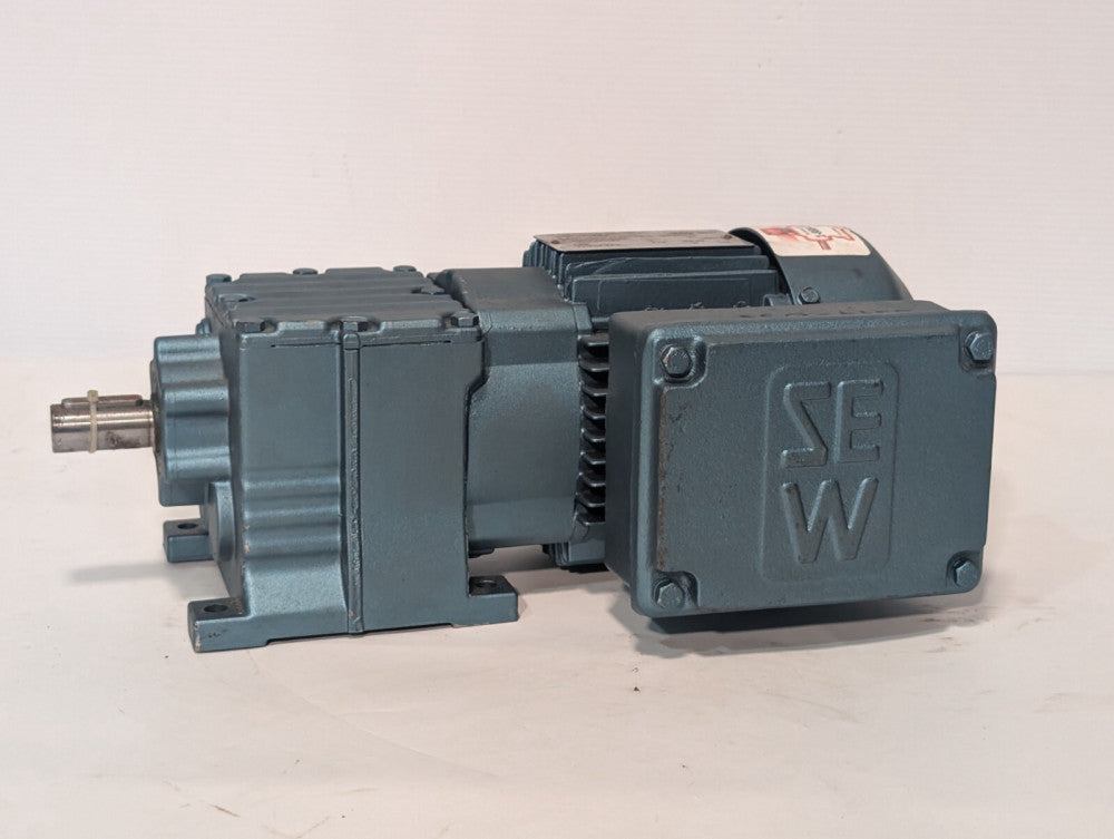 Sew-Eurodrive R17DT71C4 Gear Motor, 0.33 HP, 1720/150rpm, 3Ph, TEFC, SF 1.0