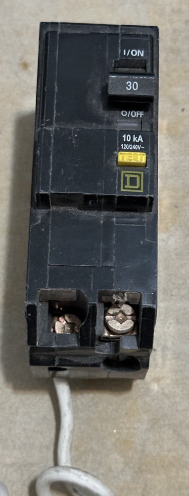 SQUARE D QO230GFI Circuit Breaker 2 POLE 30 AMP GFCI Type QO