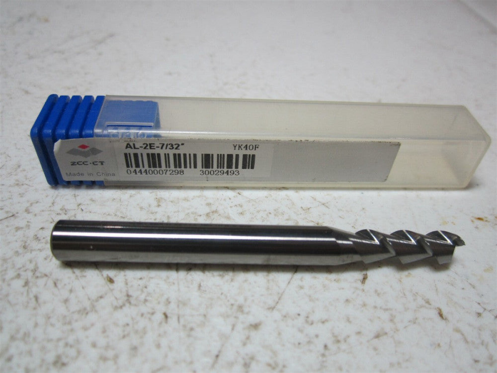 ZCCCT (30029493) AL-2E-7/32 7/32 x 1/4 x 5/8 x 2-1/2 2 Flute Carbide End Mill