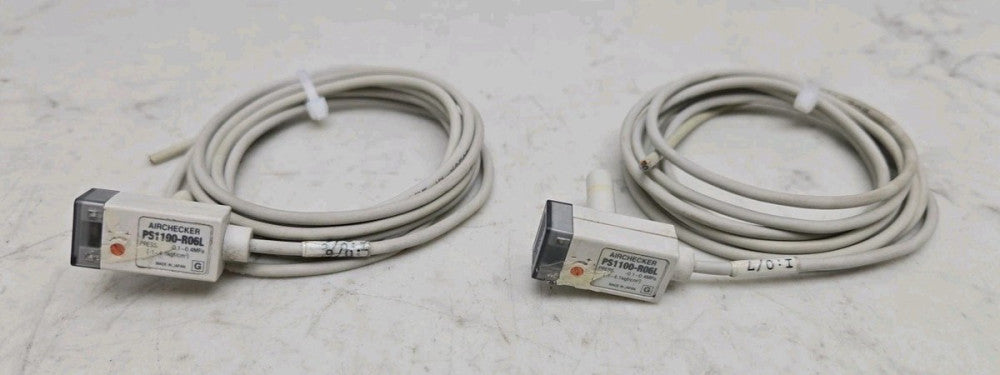 2 Pack Smc PS1100-R06L Air Checker Pressure Switch 0.1-0.4 Mpa 12-24 Vdc