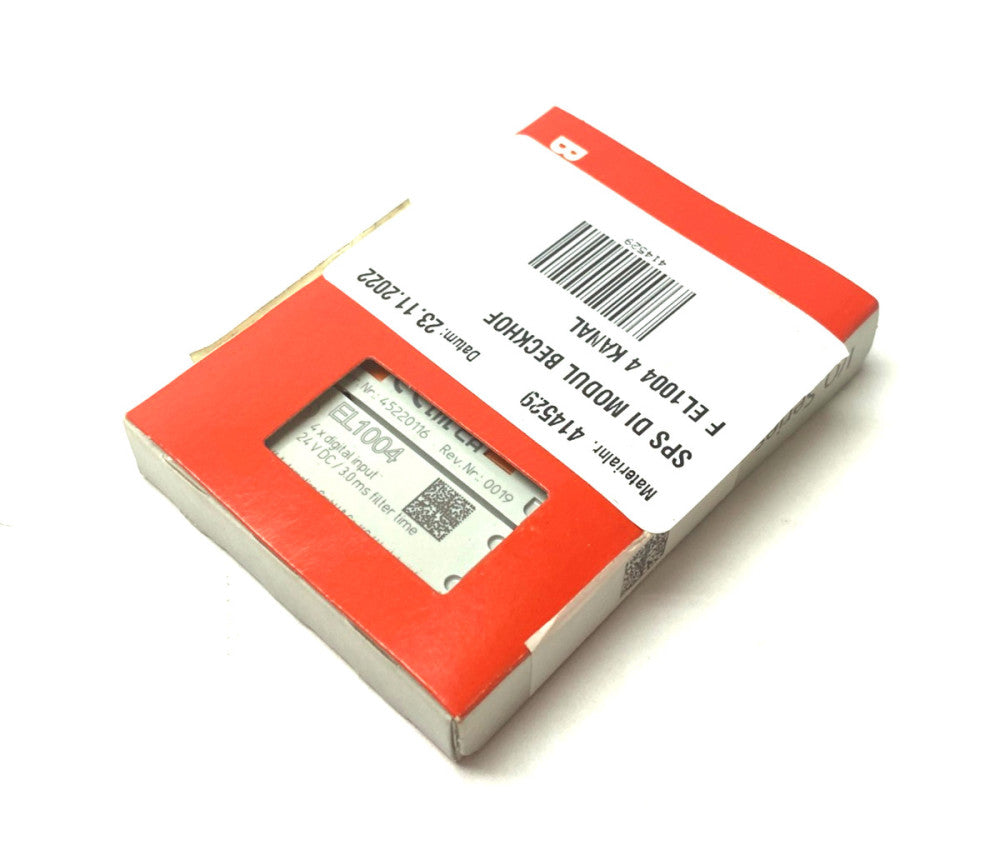 Beckhoff EL1004 EtherCAT 4-Channel Digital Input Terminal