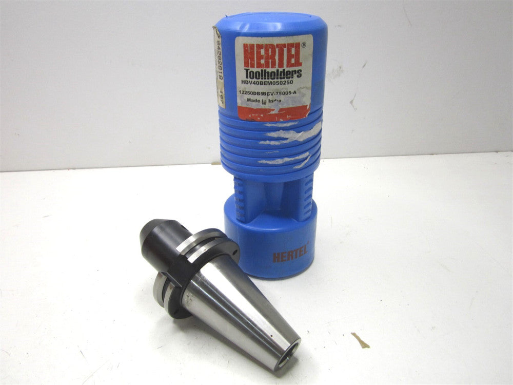 HDV40BEM050250 40 V-Flange Taper Mount 5/8″ Bore Coolant Through End Mill Holder