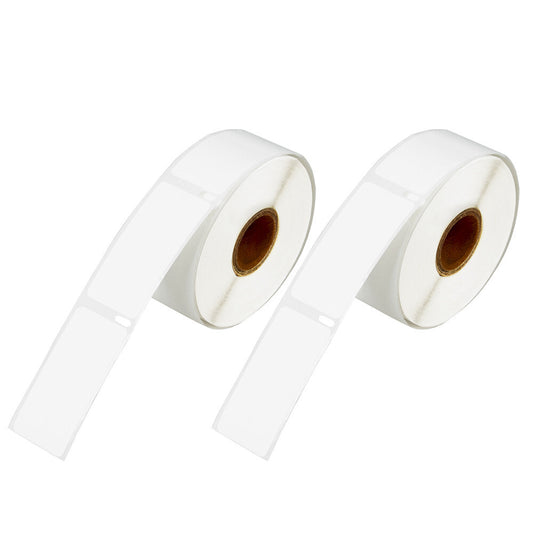 2Rolls PriceTag 400 Label Rat-Tail Style for DYMO LabelWriter 30373 7/8"x15/16"