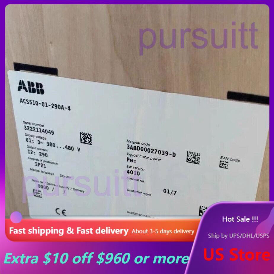 ABB ACS510-01-290A-4 Frequency Converter New in Box Fast Shipping 1pcs
