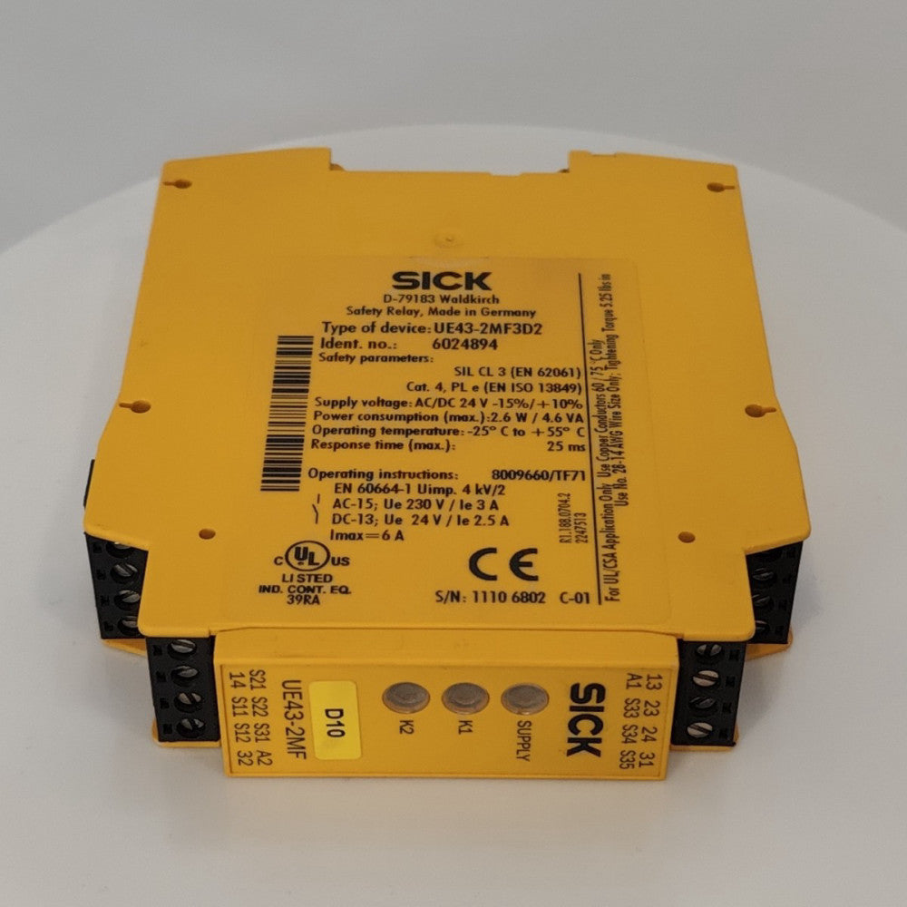 SICK UE43-2MF3D2 Safety Relay 6024894 
