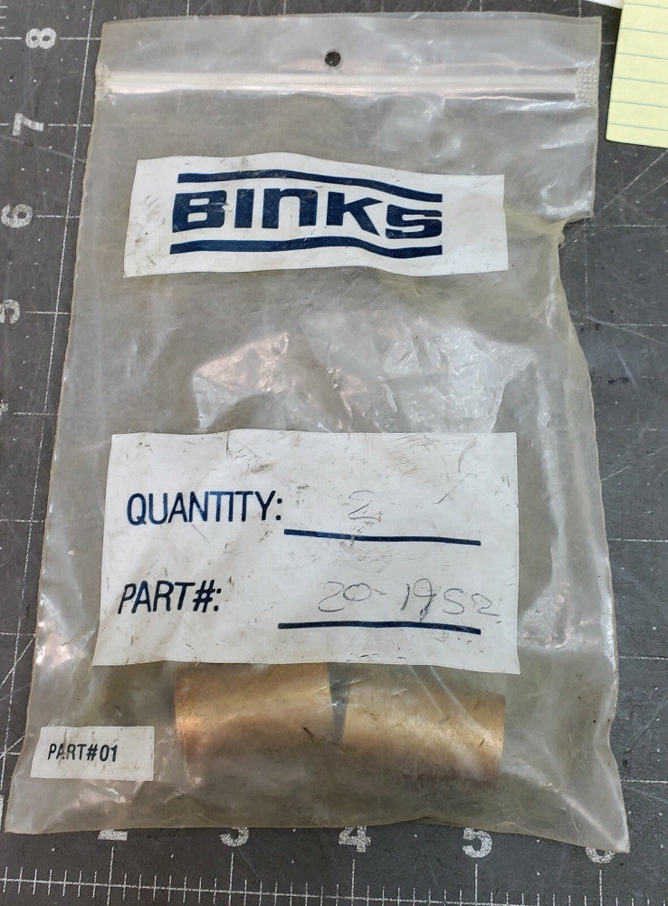 Set Of (2) Binks 20-1952 BEARING [OF28]