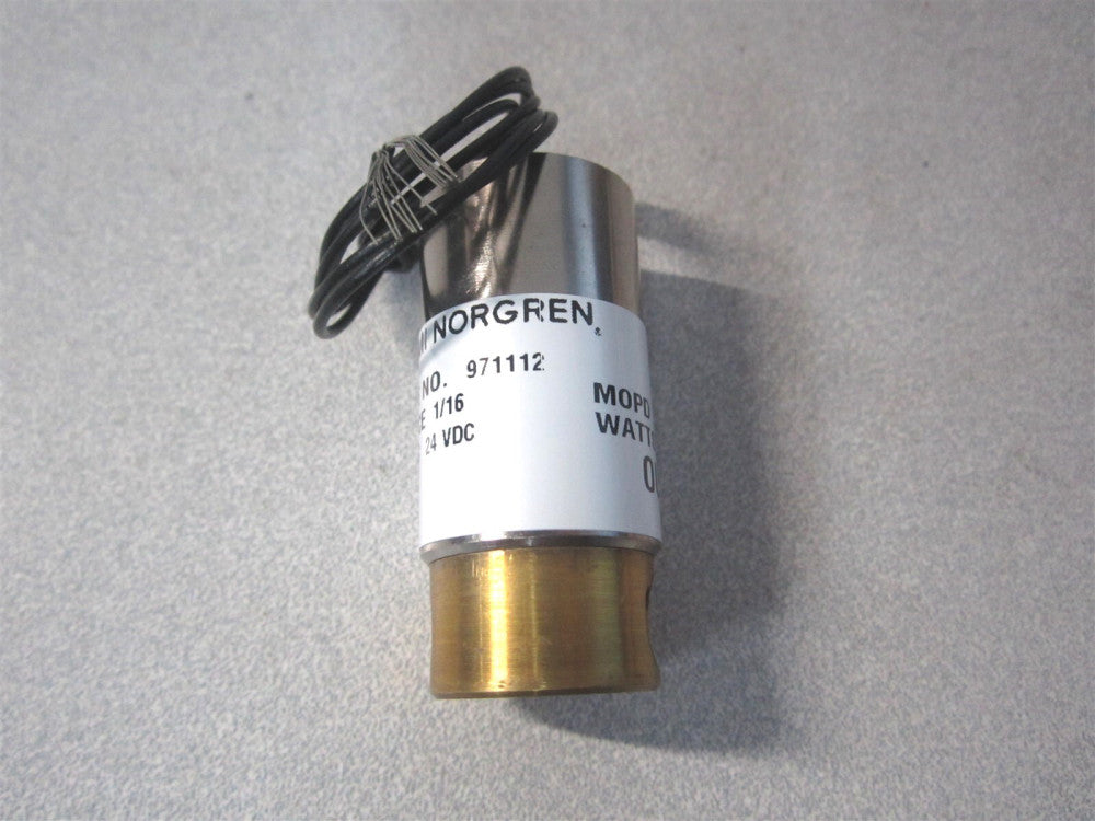 Kipp (971112-24VDC) 24 VDC 10-32 PORT 100 Max PSI Brass Solenoid Valve 