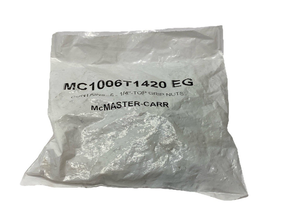 MC1006T1420 EG 1/4" Top Grip Nuts PKG OF 5