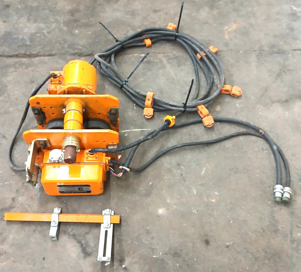 HARRINGTON MS3 C-674 ELECTRIC CHAIN HOIST 3 TONS WITH 3 PHASE INDUCTION MOTOR