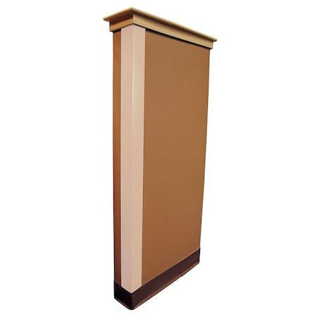 Zoro Select 5Kzn7 Corner Guard Almond 4X48 Adhesive