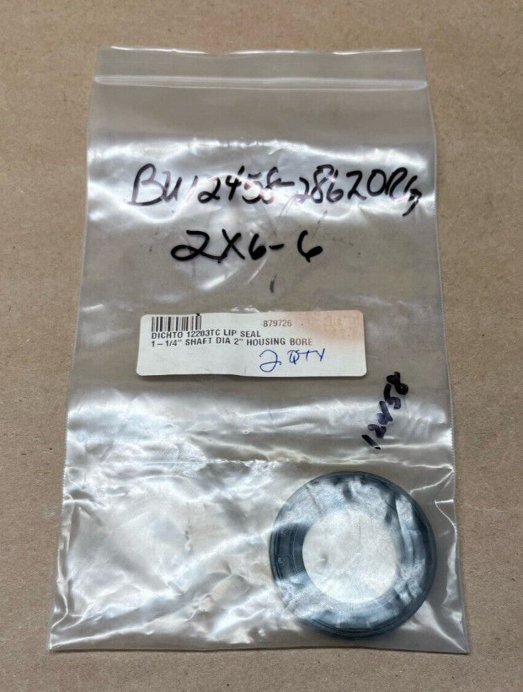 DICHTO 12203TC Lip Seal 1-1/4" Shaft Dia 2" Housing Bore