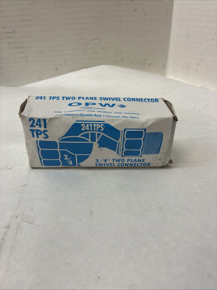 241TPS 0241 3/4" Hose Two Plane Swivel Connector For Flammable Liquids 08/25
