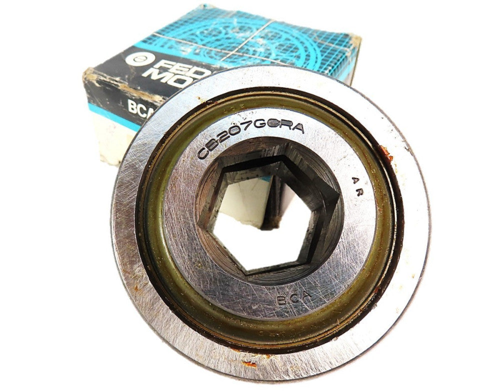 BCA Bearings CB207-GGRA CB207GGRA Federal Mogul Hex Shaft Bearing NEW IN BOX