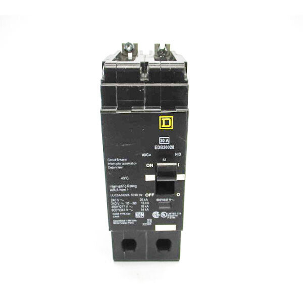 SQUARE D EDB26020 347V 20A NSNP