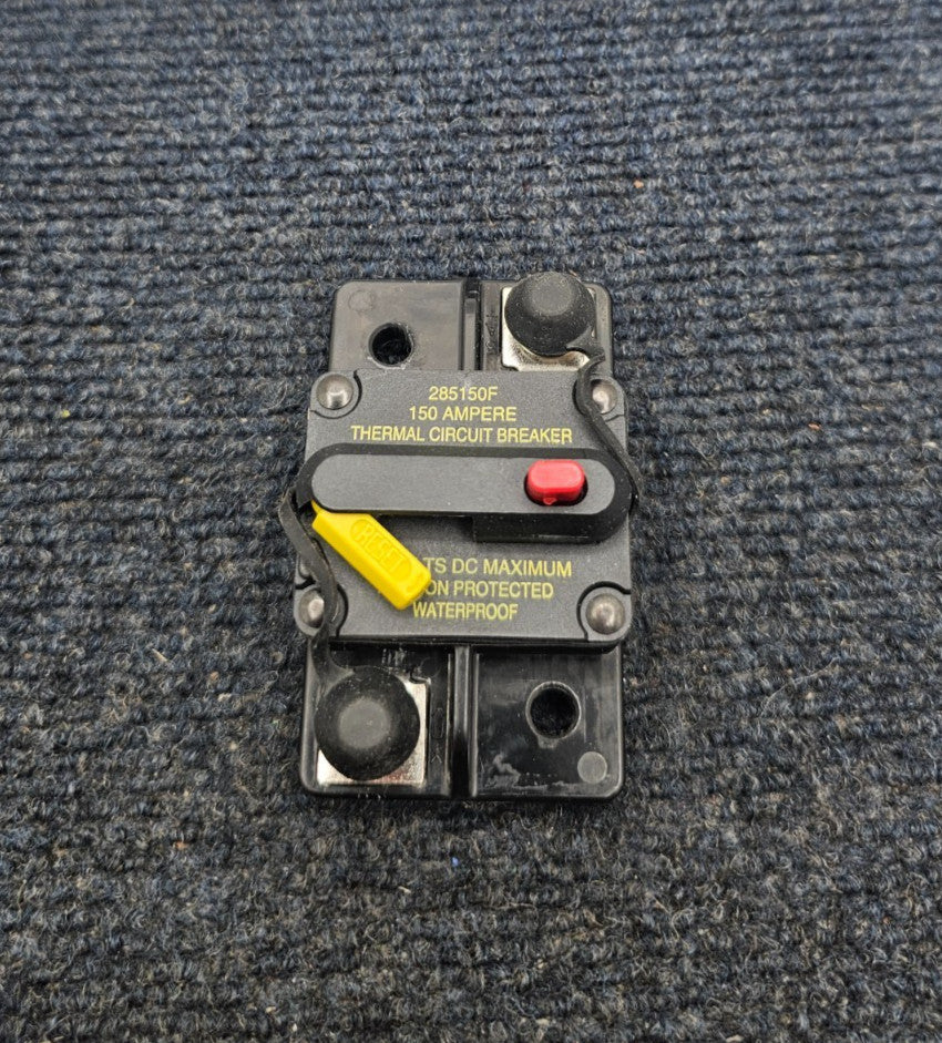 Thermal Circuit Breaker 285150F: 150 Ampere 48 Volts Dc Maximum Waterproof