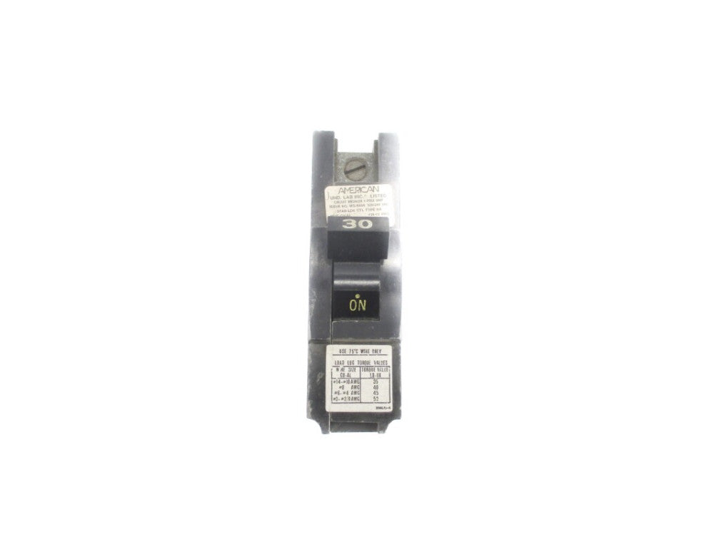 AMERICAN NA130 30A 120/240VAC UNMP