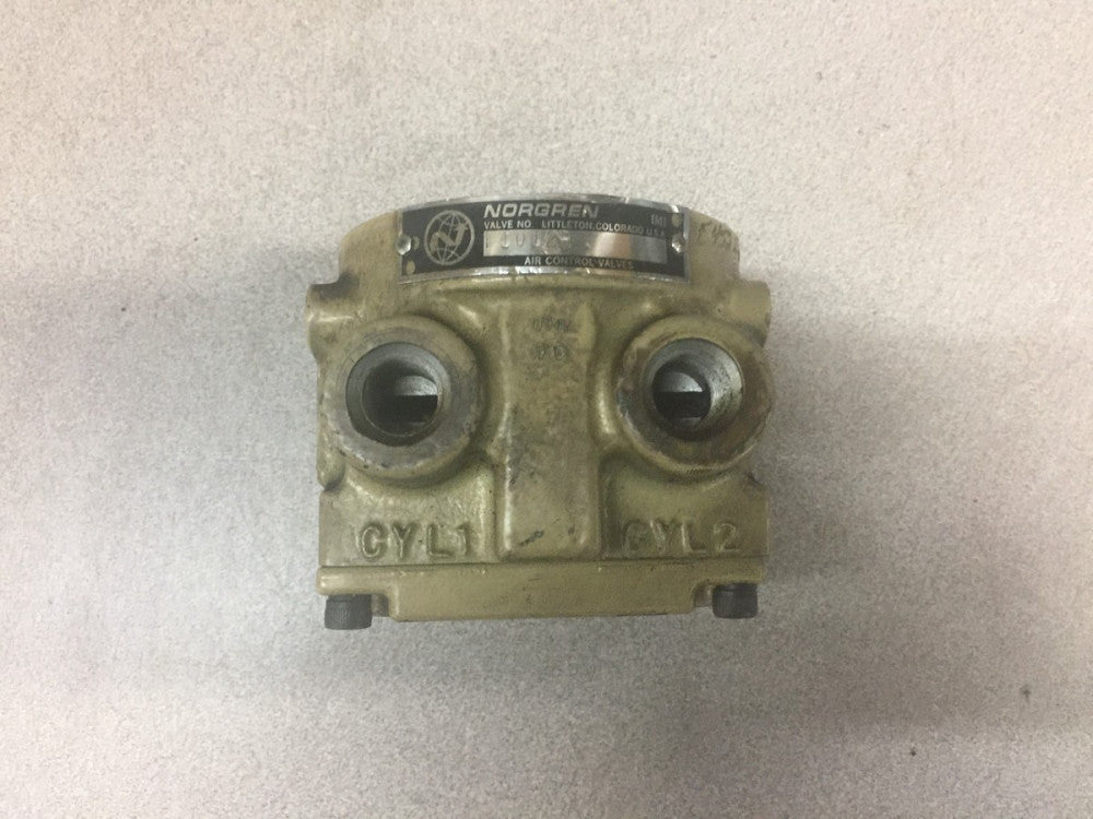 USED NORGREN PNUMATIC VALVE F1012C