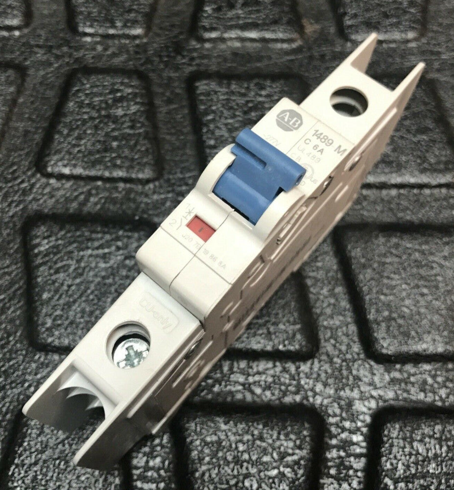 Allen Bradley 1489-M1C060 Circuit Breaker 1 Pole 277V 6A White