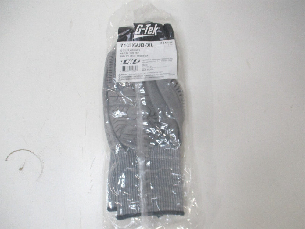West Chester (710HGUB) R2 XL Grey Silver Fox Work Gloves w/Seamless Knit Shell 