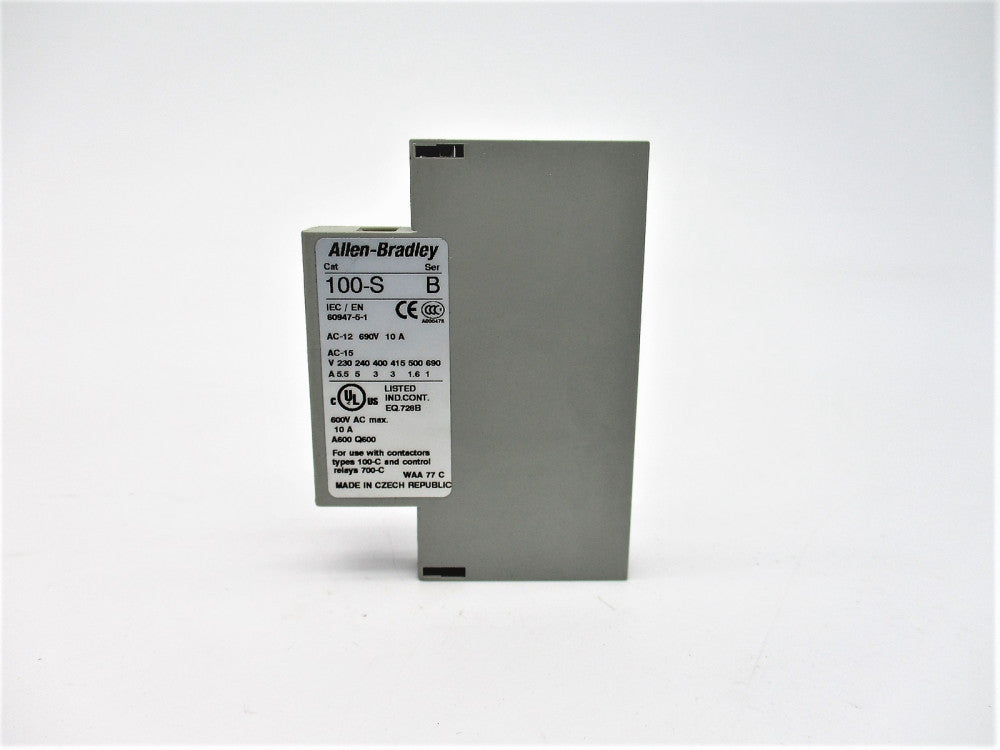 ALLEN BRADLEY 100-SA02 SER. B 600VAC 10A NSNP