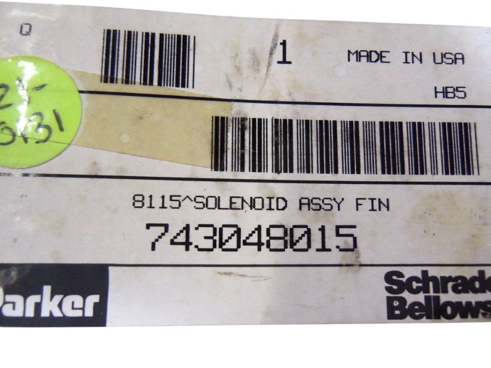 SCHRADER BELLOWS 743048015 SOLENOID VALVE NSMP