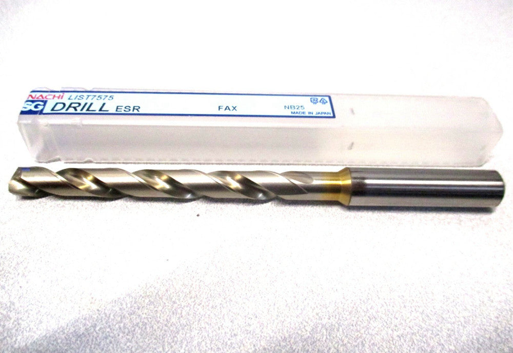 Nachi (1464854) 9/32 x 4-5/8 2-Flute RH Split Point HSCO Jobber Length Drill