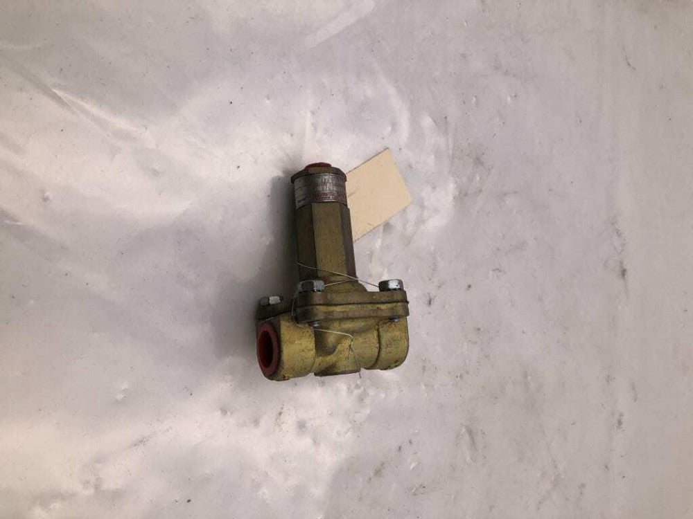 ASCO Red-Hat 1/2" Brass Solenoid Valve 125PSI 5/8" Oriface