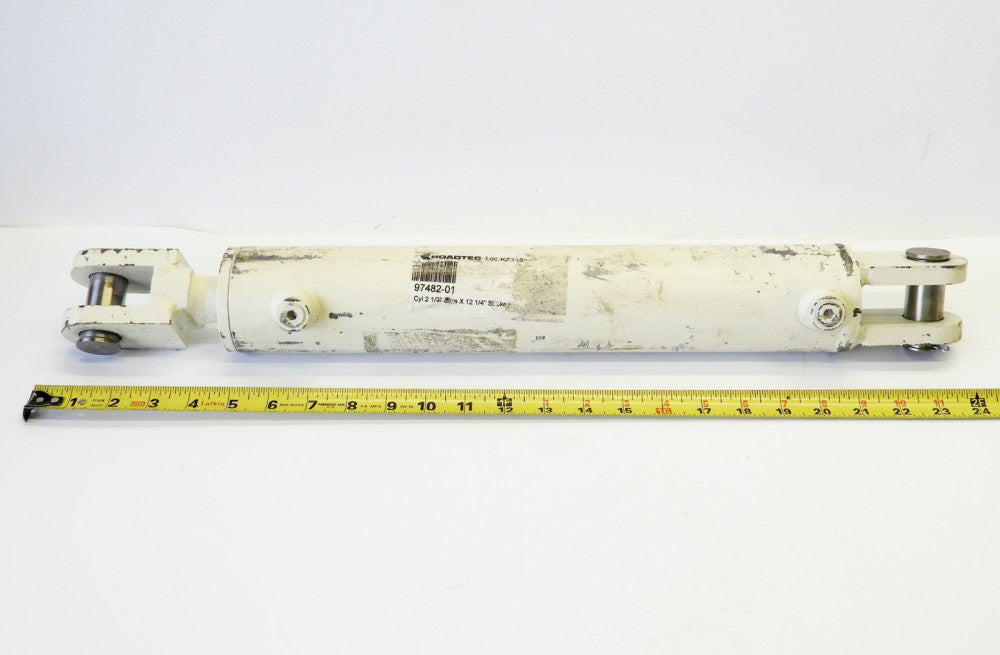 Roadtec 97482-01 Hydraulic Cylinder, Style 2, 2-1/2" Bore x 12-1/4" Stroke