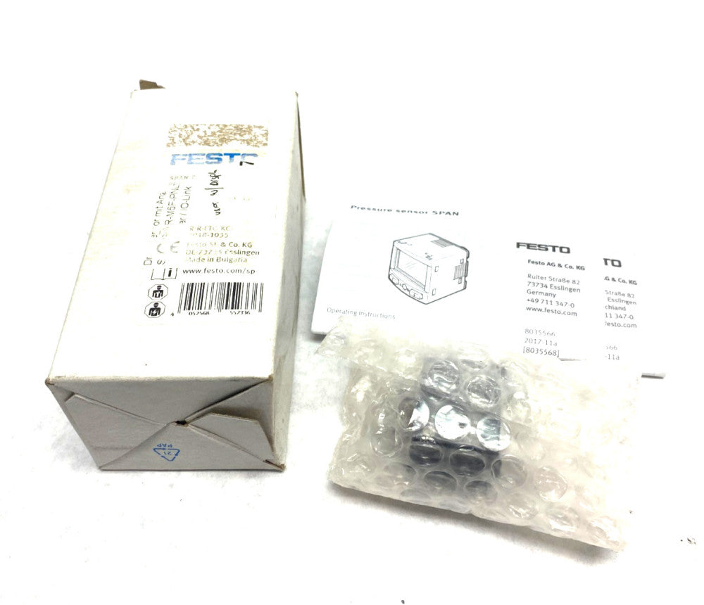 Festo SPAN-B11R-M5F-PNLK-PNVBA-L1 Digital Pressure Sensor 610282