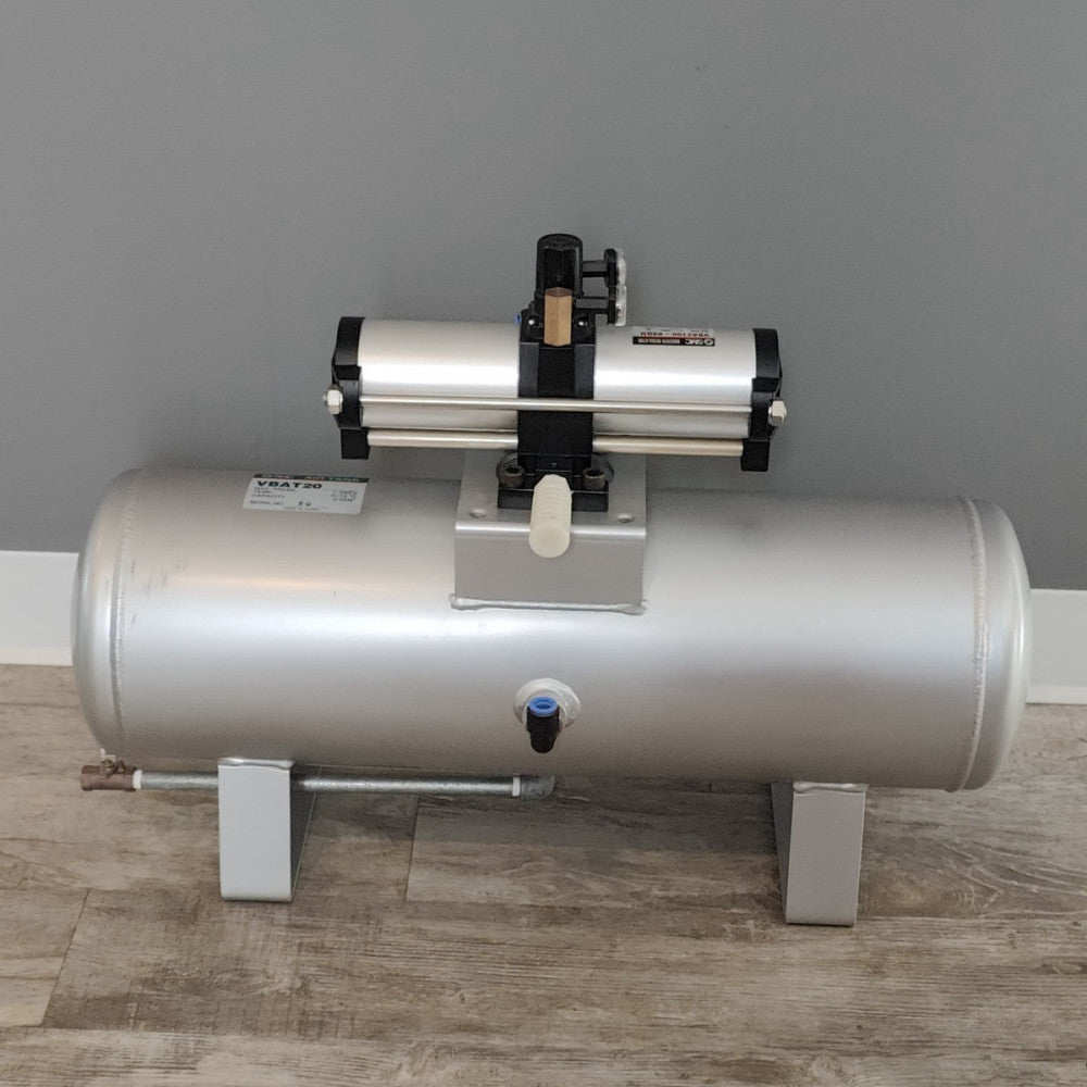 SMC VBAT20 Air Tank and VBA2100-03GN Booster Regulator 20L Capacity