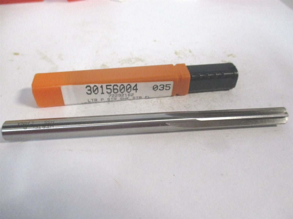 (72292162) Letter P 1-1/2" x 4-5/8" OAL Straight Shank HSS 6Fl Chucking Reamer