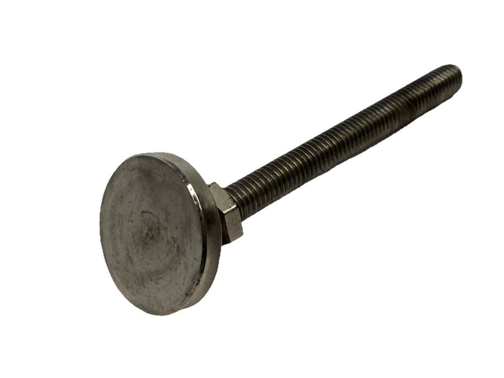 Machine Leveling Foot 1/4" NPT 14TPI 1-7/8" Foot Dia 6-1/2" Length