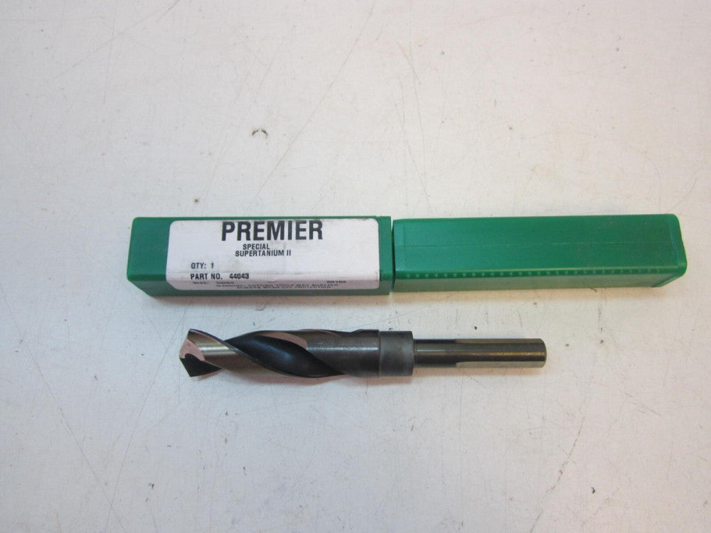 Premier (44043) Special Supertanium ll Reduced Shank 53/64" HSS New - Lot of 2