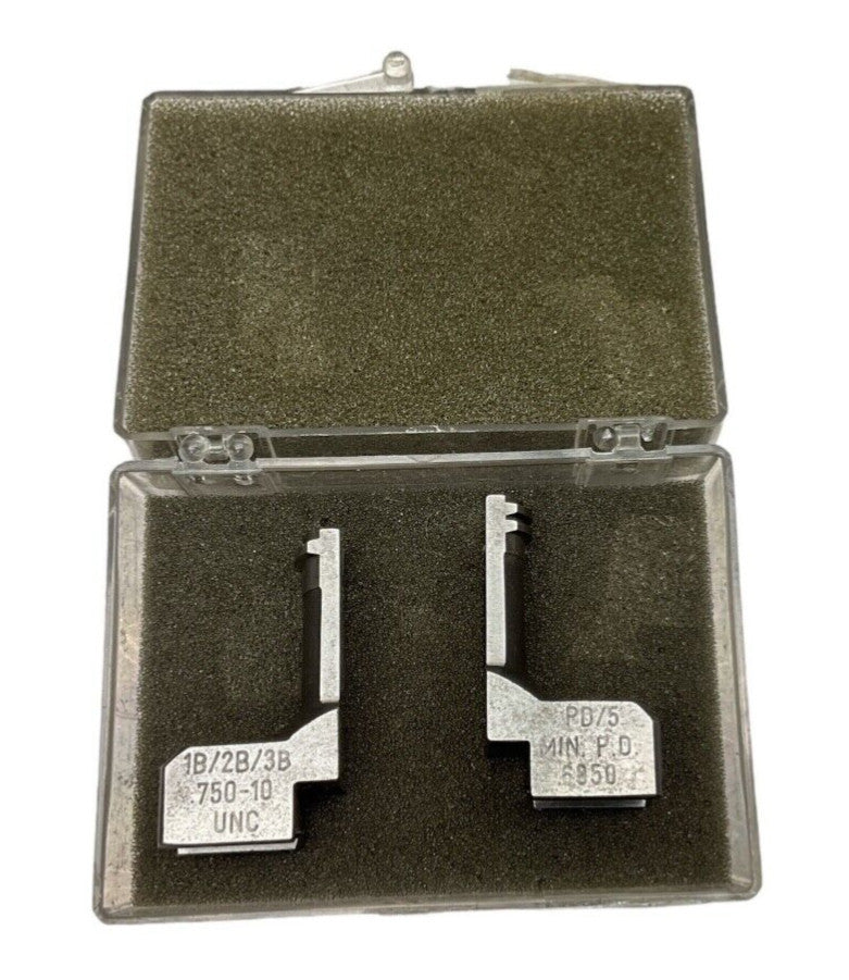 JOHNSON GAGE  .750-10 UNC  .6850  PD/5  Thread Gage / Comparator Segments