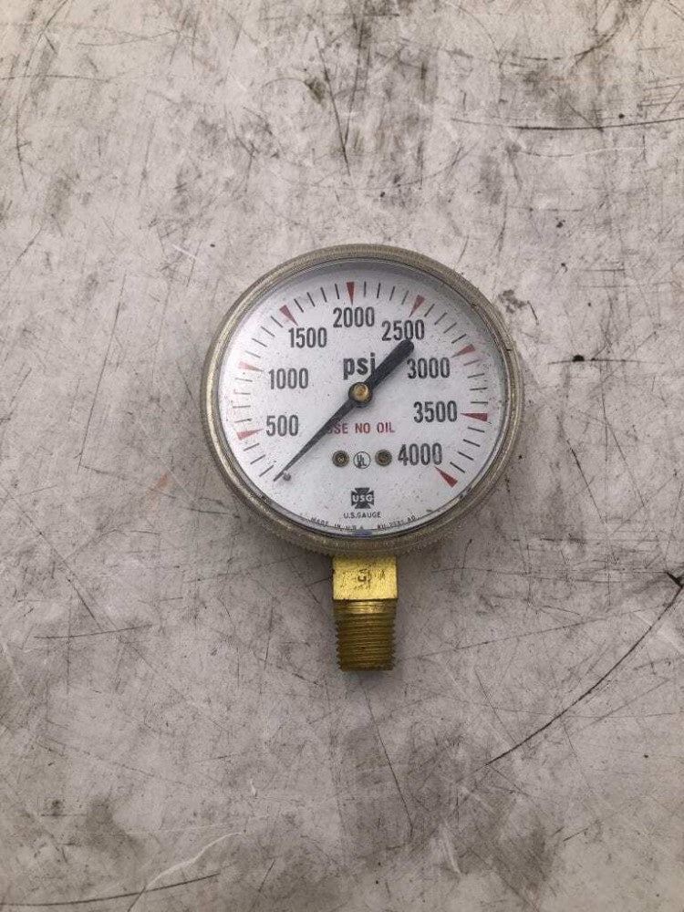 USG Air Pressure Gauge 100-4000PSI