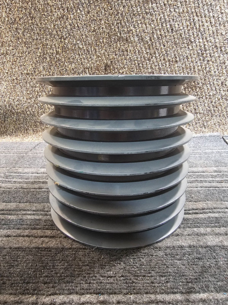 Power Drive 8C85E TL14 8 SLOT 8-3/4-inch Dia. Cast Iron Sheave, Gray