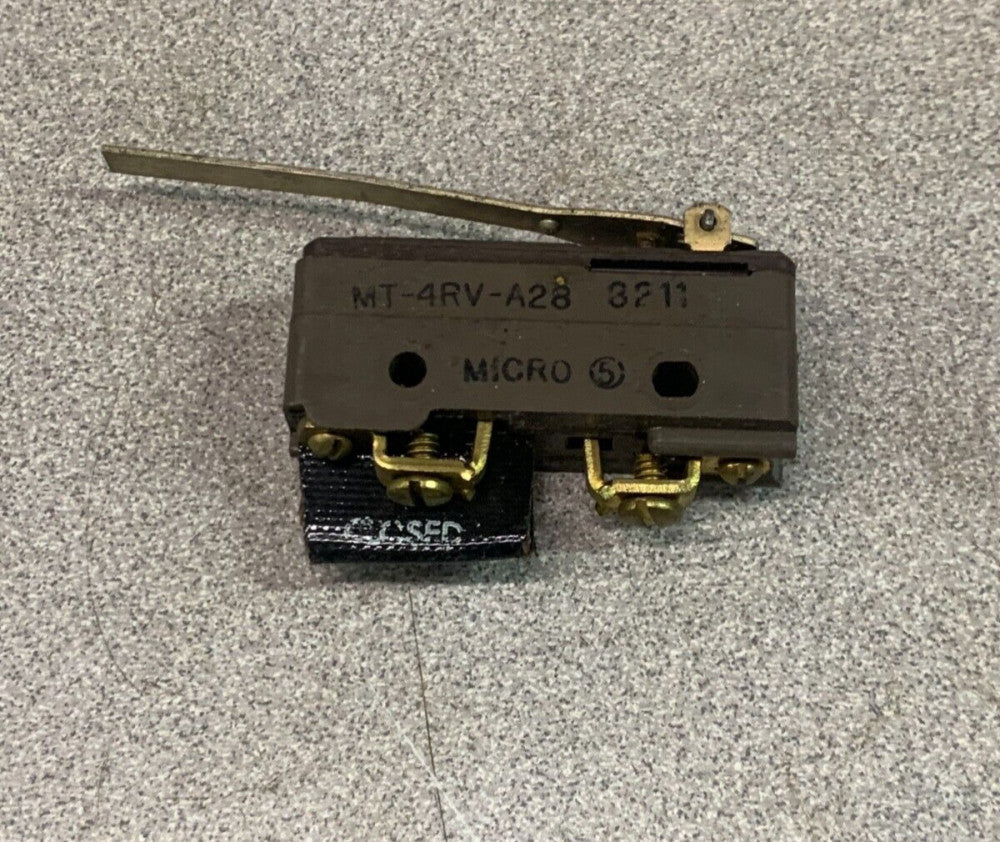 NEW NO BOX HONEYWELL MICRO SWITCH MT-4RV-A28 LIMIT SWITCH MT4RVA28
