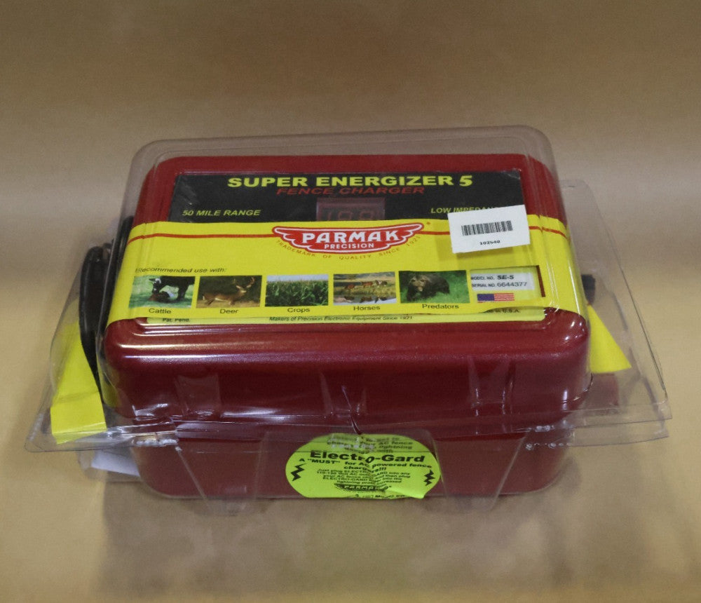 Parmak Super Energizer 5 Fence Charger - 102540 *OPENED PACKAGING*
