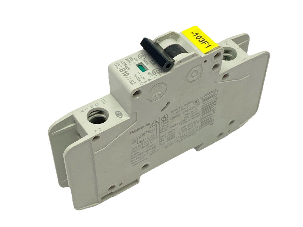 Eaton FAZ-B10/1-NA Circuit Breaker 1-Pole 10A 48V 277V